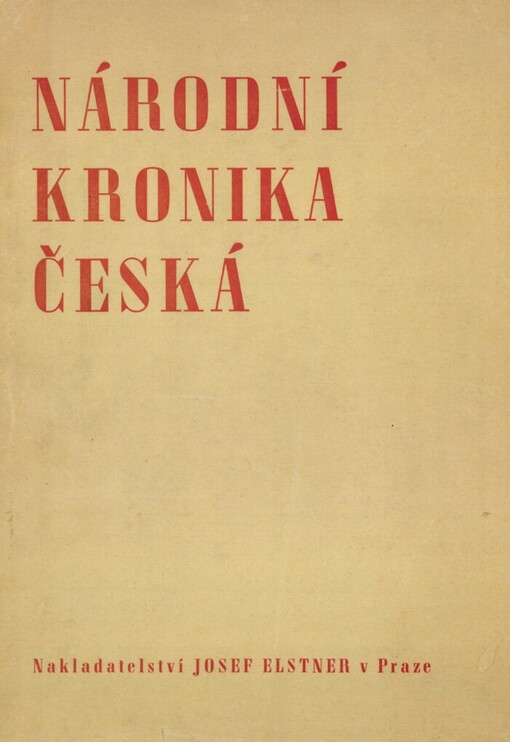 Národní kronika česká