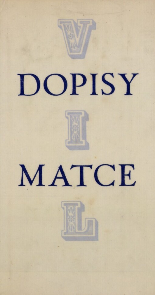 Dopisy matce