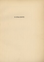 O Stalinovi: (projevy k 70. narozeninám J.V. Stalina)