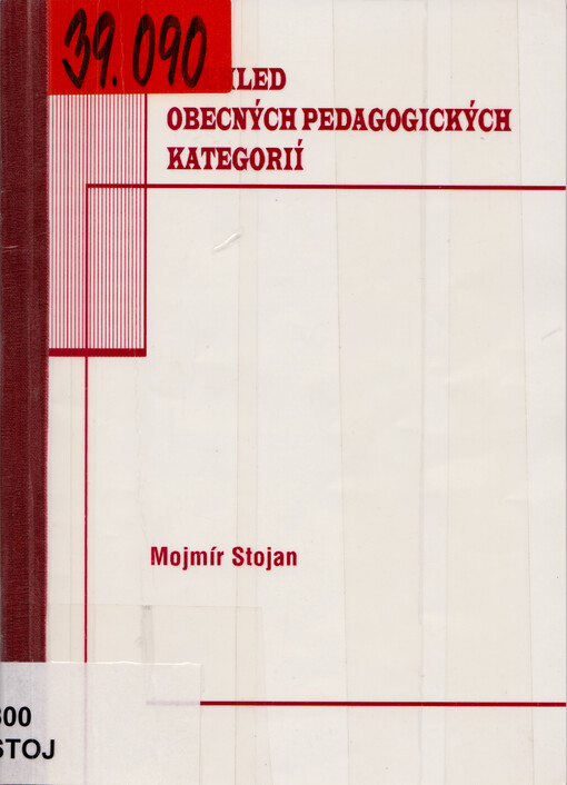 Přehled obecných pedagogických kategorií