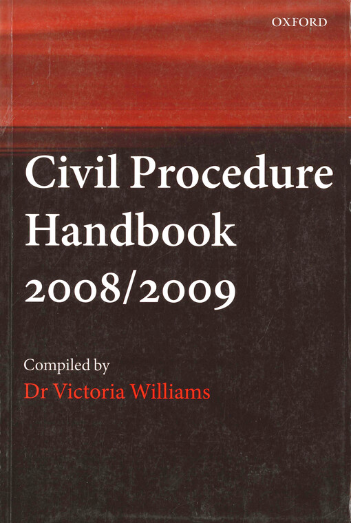 Civil procedure handbook