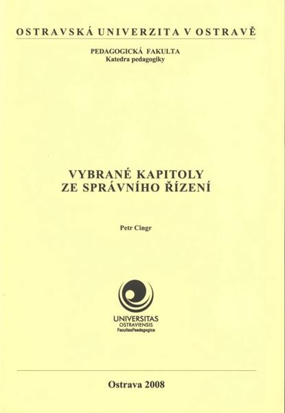 Vybrané kapitoly ze správního řízení