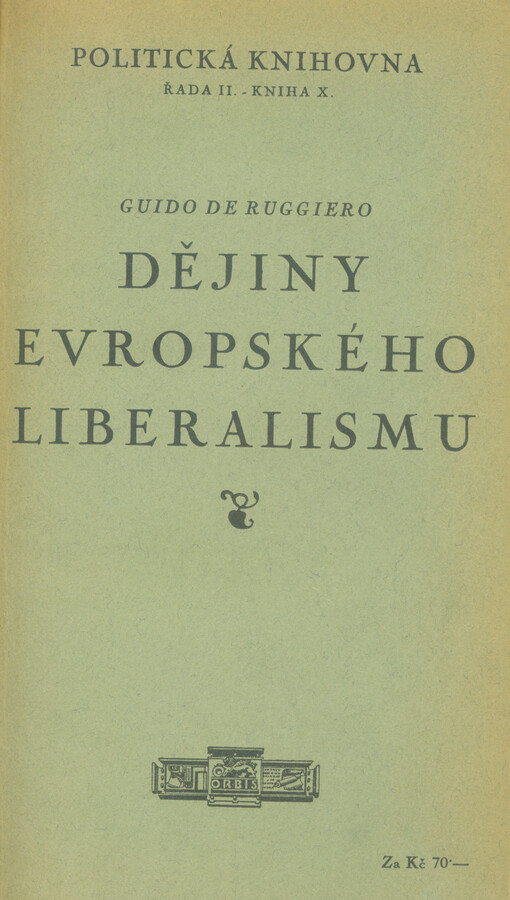 Dějiny evropského liberalismu
