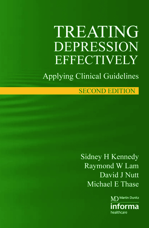 Treating depression effectively : applying clinical guidelines