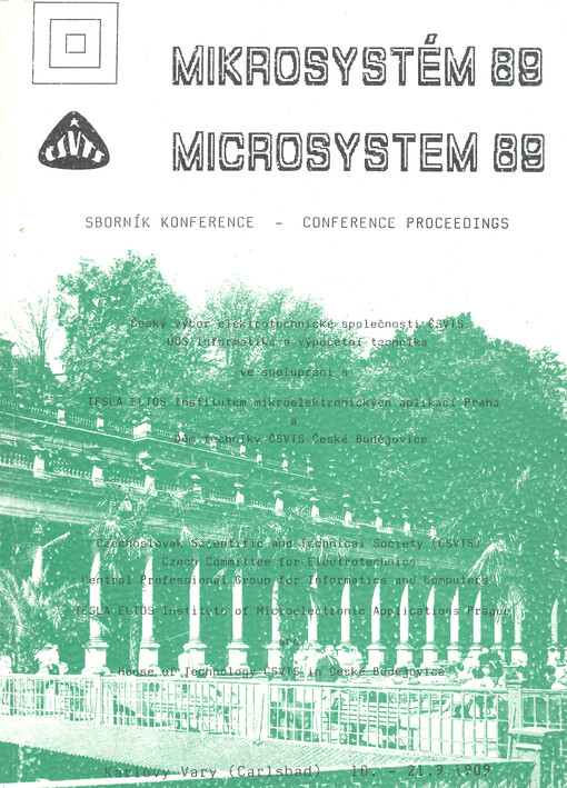 Mikrosystém 89 : sborník konference = Microsystém 89 : Conference proceedings