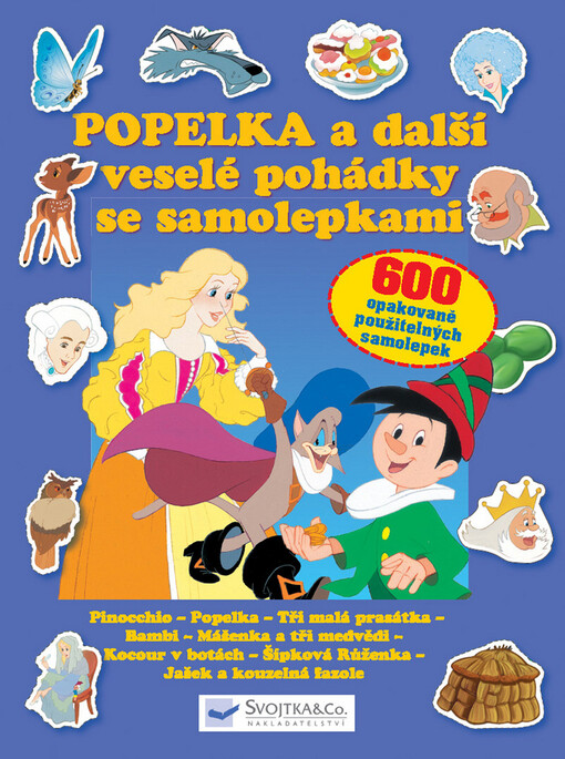 Popelka a další veselé pohádky se samolepkami