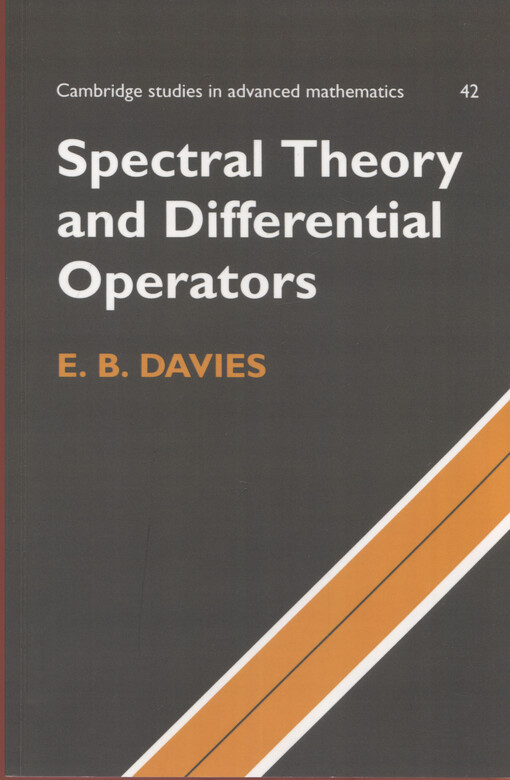 Spectral theory and differential operators