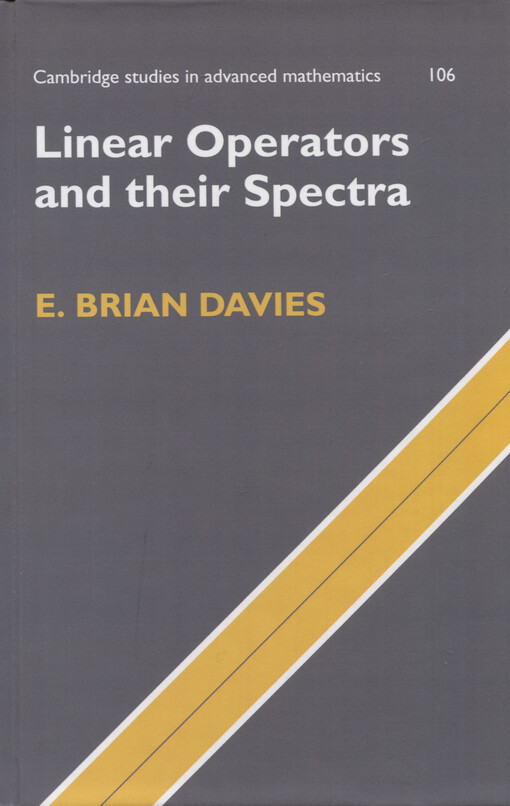 Linear operators and their spectra