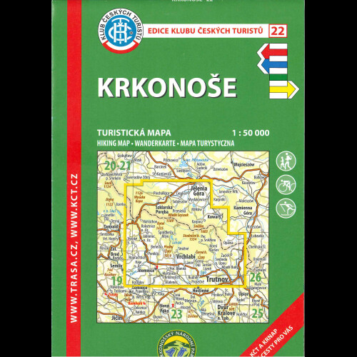 Krkonoše turistická mapa 1:50 000