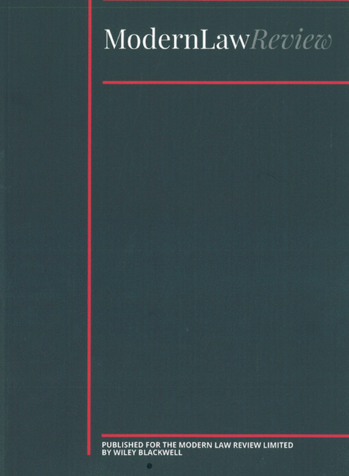 The modern law review