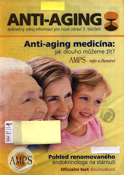 Anti-aging : jedinečný zdroj informací pro nové zdraví 3. tisíciletí