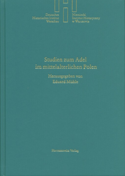 Studien zum Adel im mittelalterlichen Polen