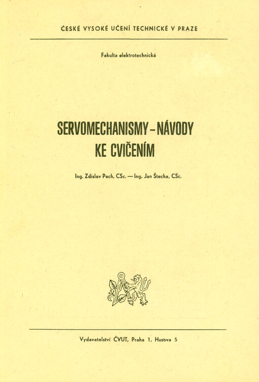 Servomechanismy - návody ke cvičením