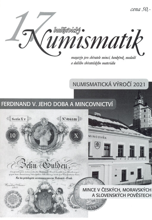 Budějovický numismatik : magazín pro sběratele mincí, bankovek, medailí a dalšího sběratelského materiálu