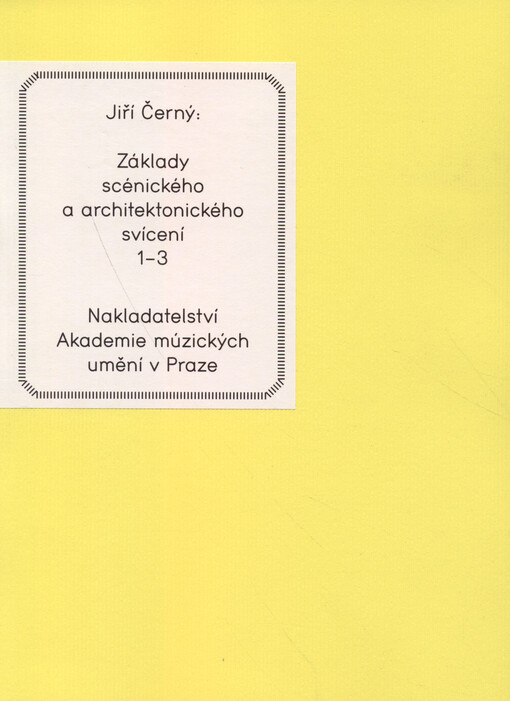 Základy scénického a architektonického svícení 1-3