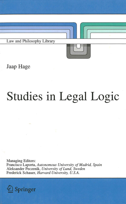 Studies in legal logic