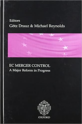 EC merger control: a major reform in progress : papers from the EC merger control conference held in Brussels in November 2002 under the auspices of the European Commission directorate general for competition and the International Bar Association