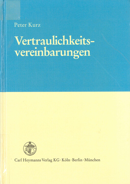 Vertraulichkeitsvereinbarungen