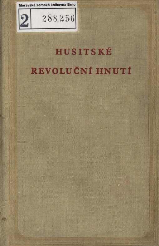 Husitské revoluční hnutí