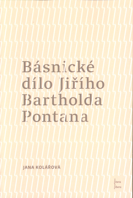Básnické dílo Jiřího Bartholda Pontana