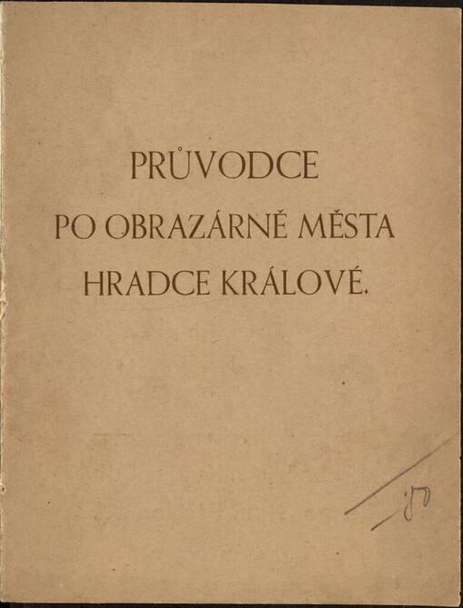 Průvodce po obrazárně města Hradce Králové