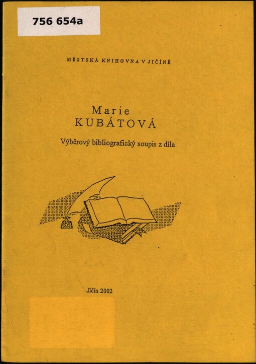 Marie Kubátová: výběrový bibliografický soupis z díla