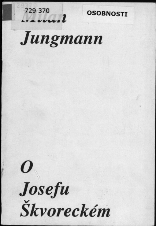 O Josefu Škvoreckém