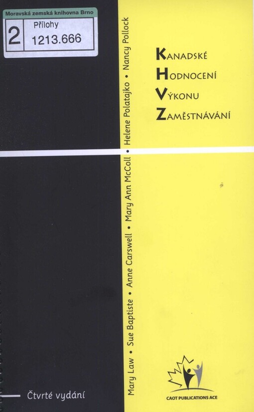 Kanadské hodnocení výkonu zaměstnávání