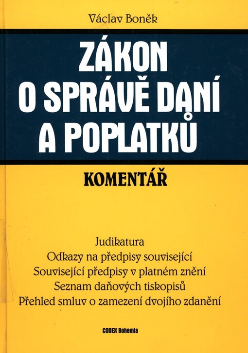 Zákon o správě daní a poplatků: komentář