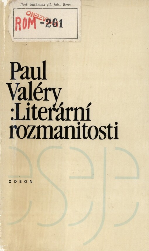 Literární rozmanitosti