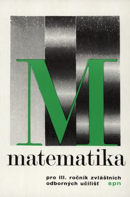 Matematika pro třetí ročník zvláštních odborných učilišť
