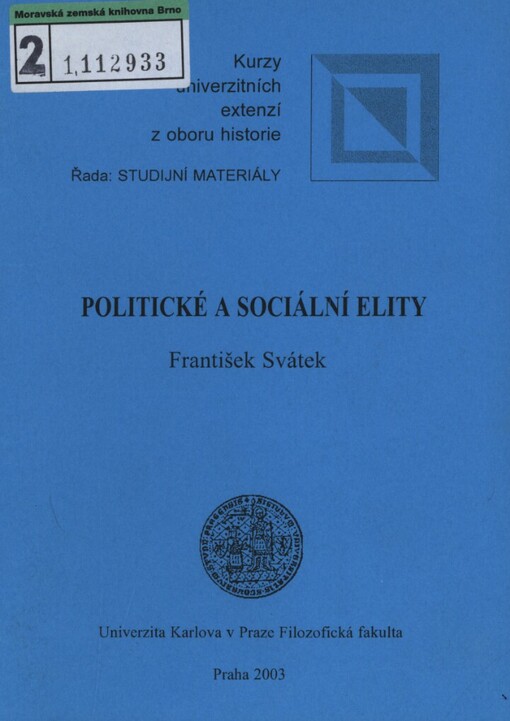 Politické a sociální elity