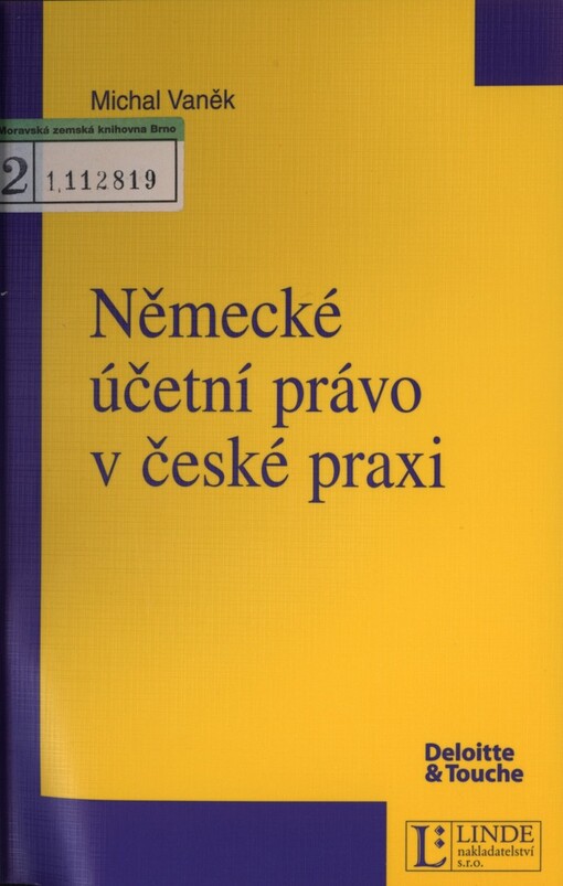 Německé účetní právo v české praxi