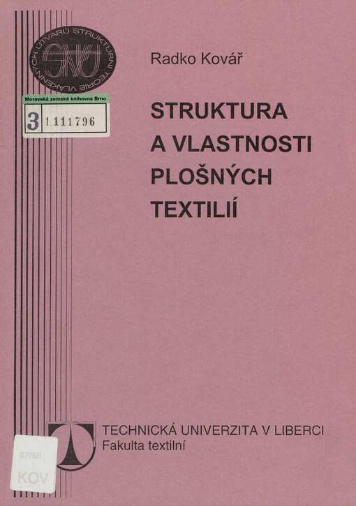 Struktura a vlastnosti plošných textilií