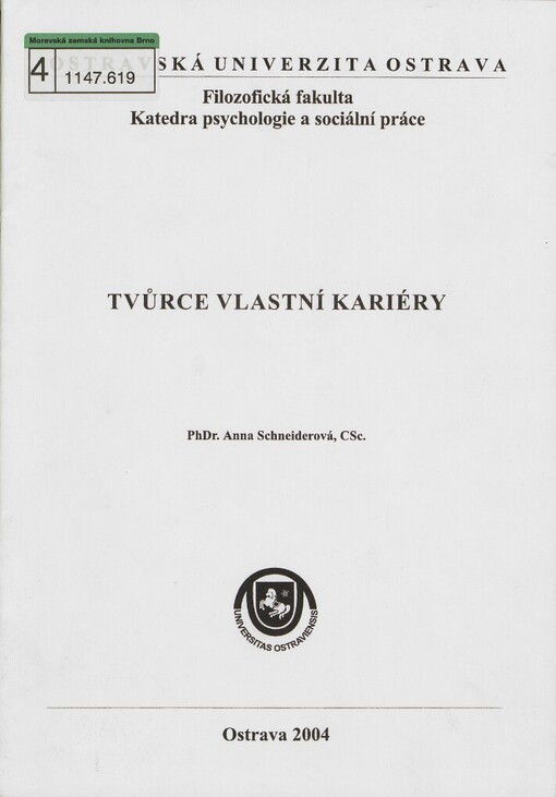 Tvůrce vlastní kariéry