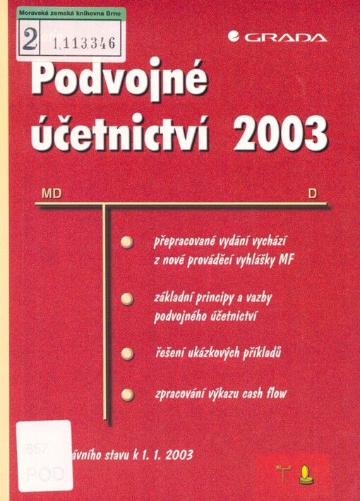 Podvojné účetnictví 2003: [podle právního stavu k 1.1.2003