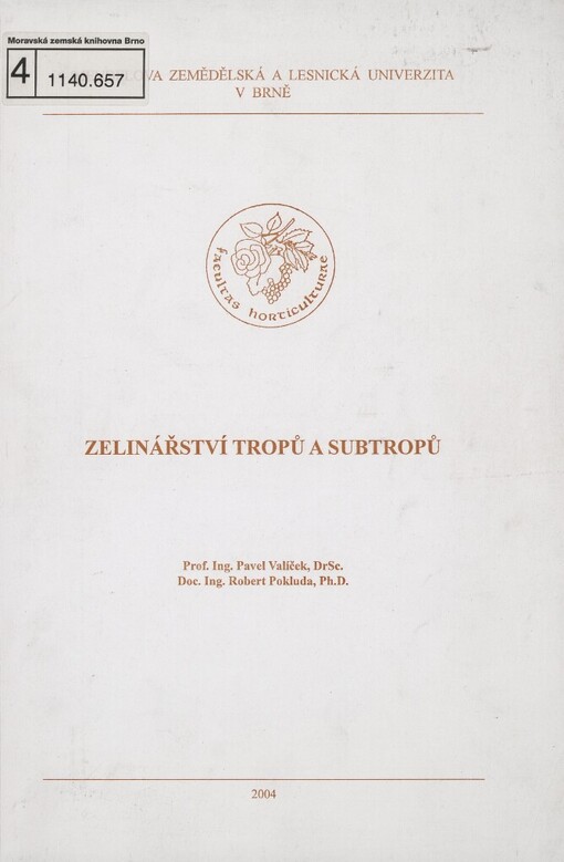 Zelinářství tropů a subtropů