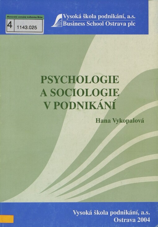 Psychologie a sociologie v podnikání