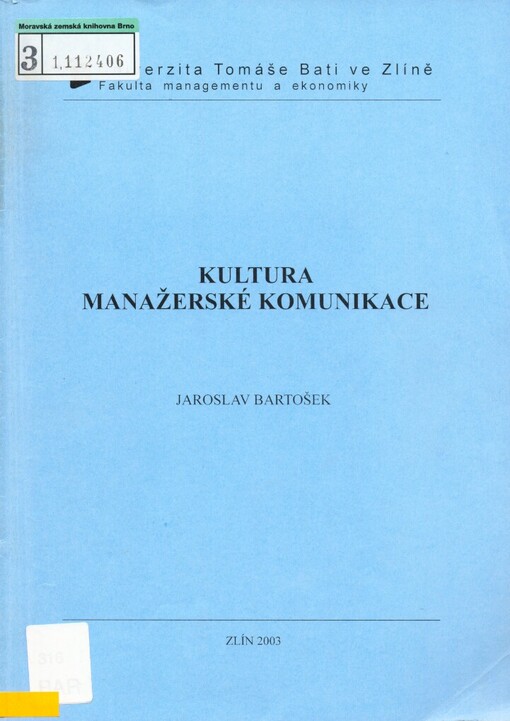 Kultura manažerské komunikace