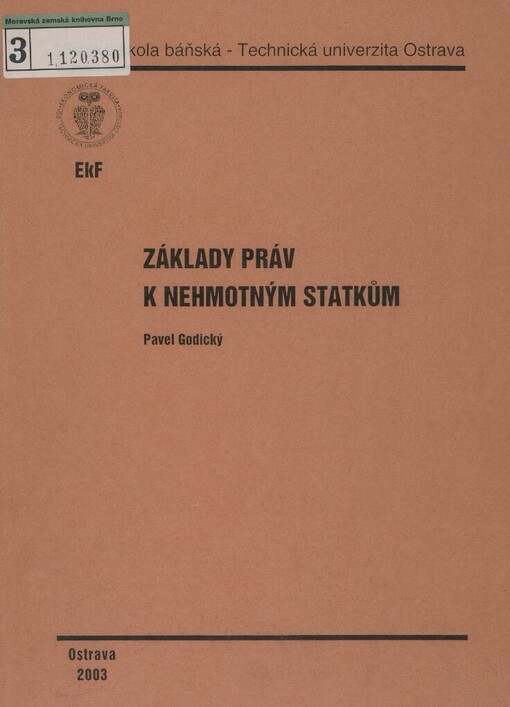 Základy práv k nehmotným statkům