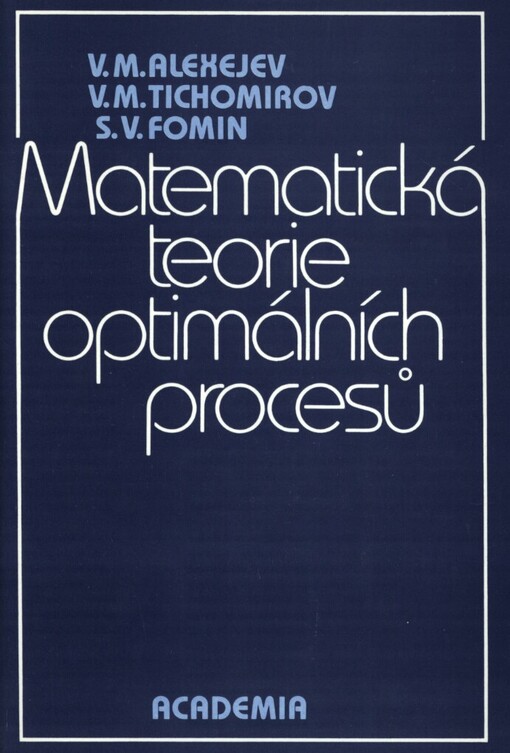 Matematická teorie optimálních procesů