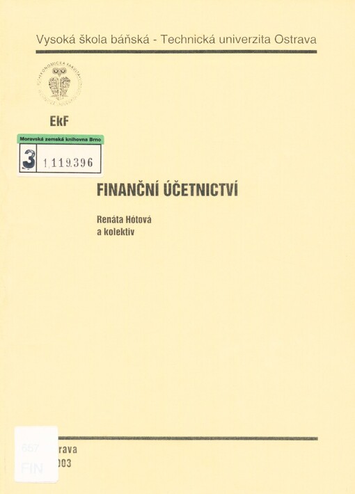 Finanční účetnictví