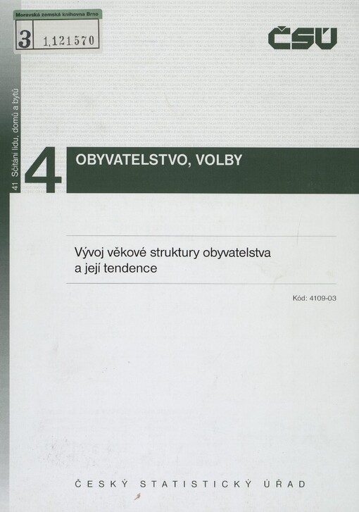 Vývoj věkové struktury obyvatelstva a její tendence