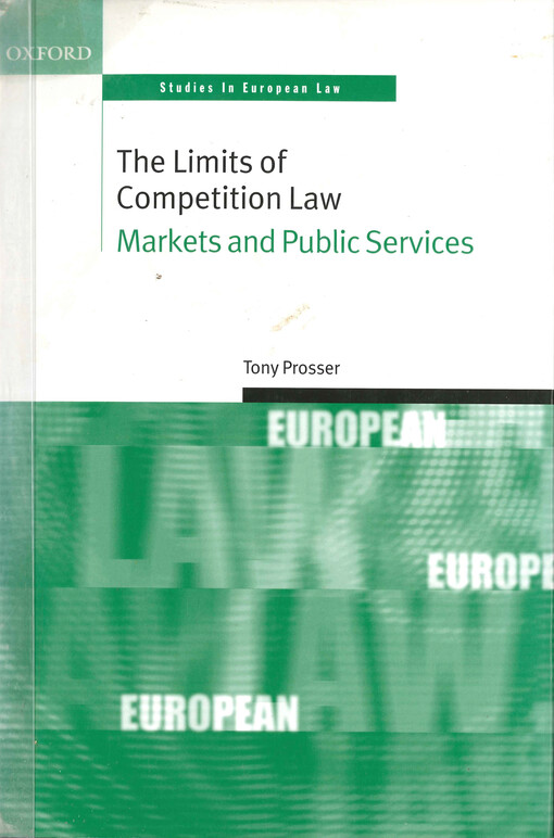 The limits of competition law : markets and public services