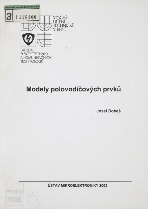 Modely polovodičových prvků