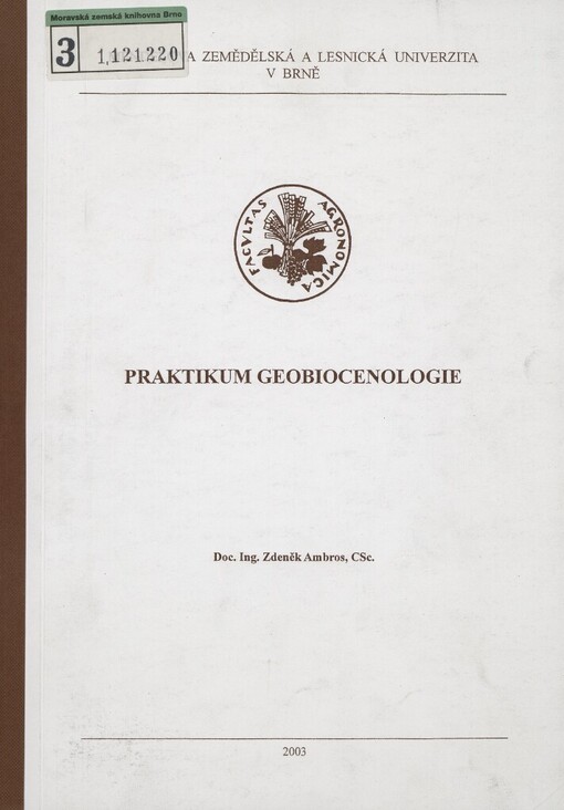 Praktikum geobiocenologie