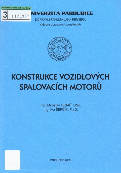 Konstrukce vozidlových spalovacích motorů
