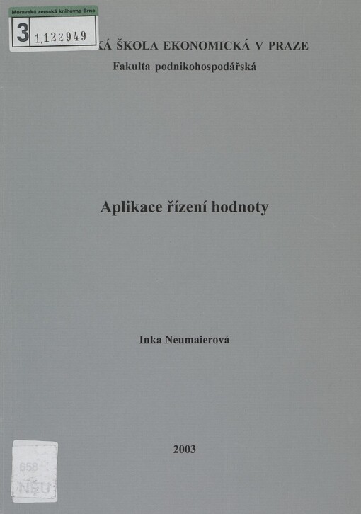 Aplikace řízení hodnoty