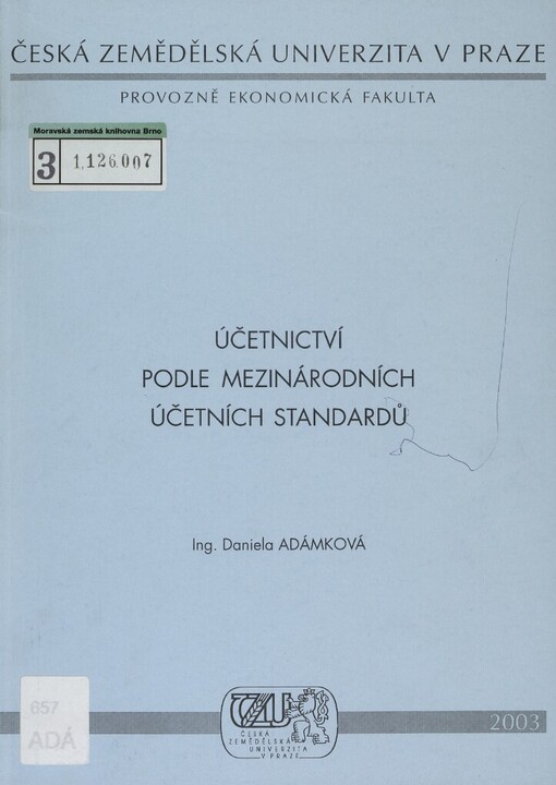Účetnictví podle mezinárodních účetních standardů