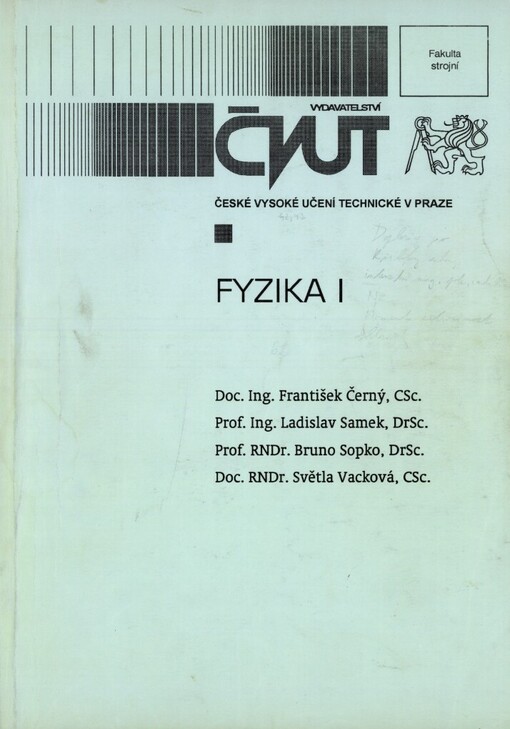 Fyzika I